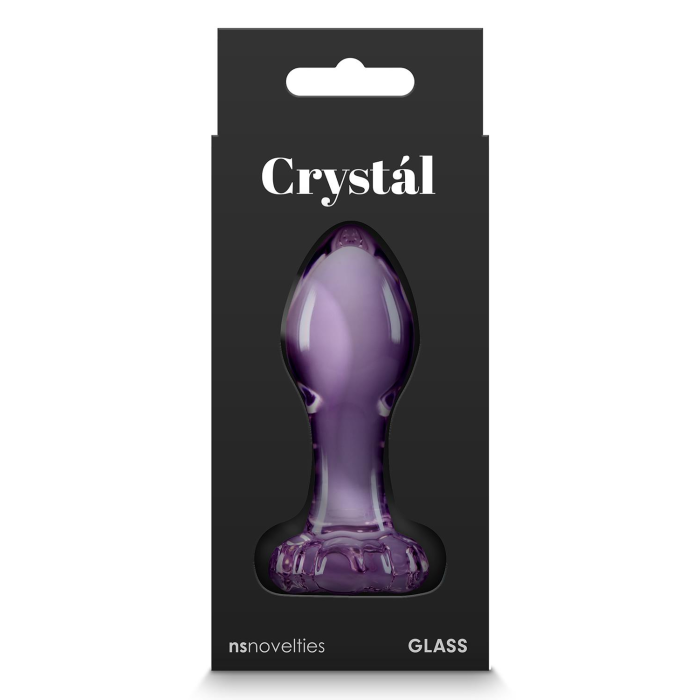 Скляна пробка NS Novelties CRYSTAL FLOWER PURPLE