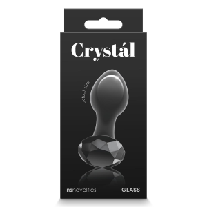 Скляна пробка NS Novelties CRYSTAL GEM BLACK