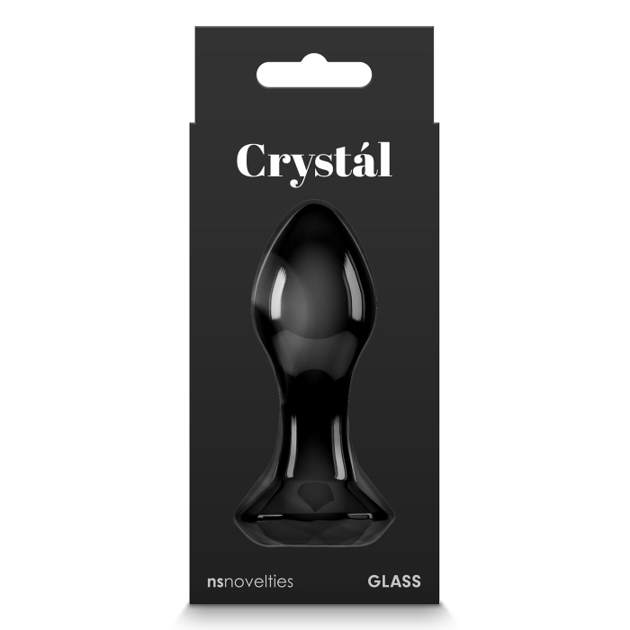 Скляна пробка NS Novelties CRYSTAL GEM BLACK