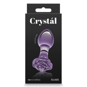 Скляна пробка NS Novelties CRYSTAL ROSE PURPLE
