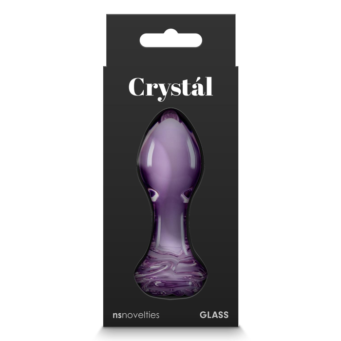 Скляна пробка NS Novelties CRYSTAL ROSE PURPLE