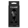 Скляна пробка NS Novelties CRYSTAL HEART BLACK