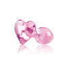 Скляна пробка NS Novelties CRYSTAL HEART PINK