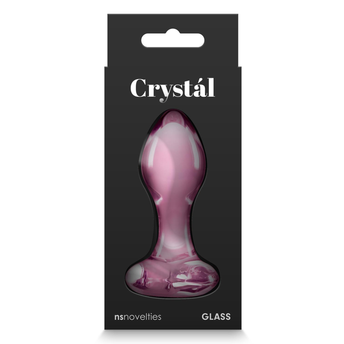 Скляна пробка NS Novelties CRYSTAL HEART PINK