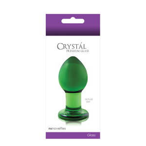 Скляна пробка NS Novelties CRYSTAL MEDIUM GREEN