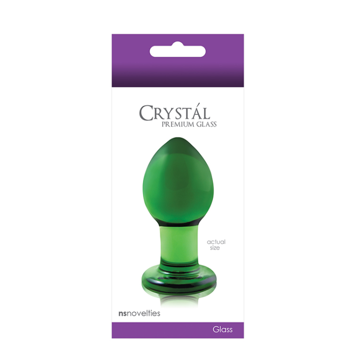 Скляна пробка NS Novelties CRYSTAL MEDIUM GREEN