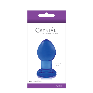 Скляна пробка NS Novelties CRYSTAL SMALL BLUE