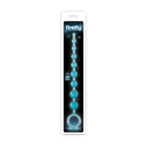 Анальні намисто світяться NS Novelties FIREFLY PLEASURE BEADS BLUE