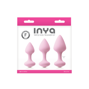 Набір анальних пробок NS Novelties INYA TRIPLE KISS TRAINER KIT PINK