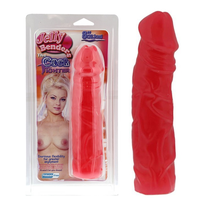 Фалоімітатор реалістичний JELLY BENDERS THE COCK FIGHTER 8 PINK