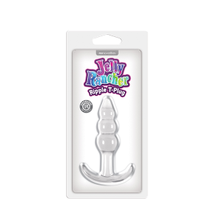 Анальна пробка прозора JELLY RANCHER T-PLUG RIPPLE CLEAR