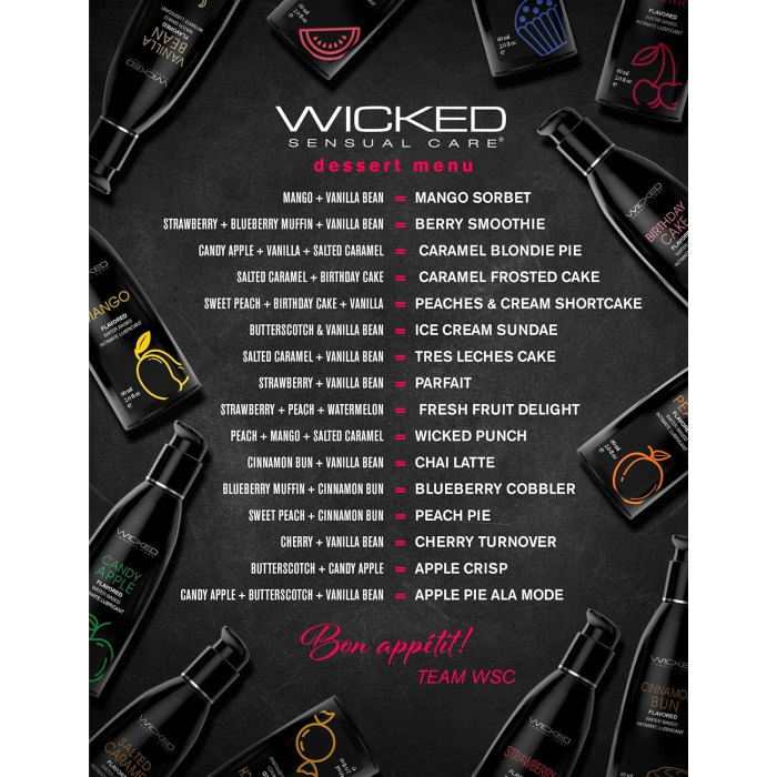 Їстівний лубрикант Wicked Aqua Salted Caramel зі смаком солоної карамелі, 60 мл