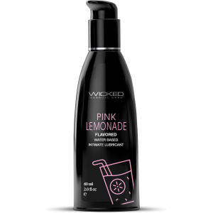 Їстівний лубрикант Wicked Aqua Pink Lemonade зі смаком лимонаду, 60 мл