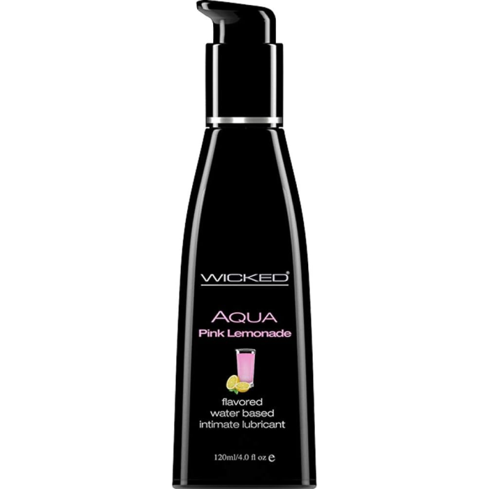 Їстівний лубрикант Wicked Aqua Pink Lemonade зі смаком лимонаду, 120 мл
