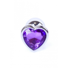Анальна пробка S з фіолетовим каменем Jewellery