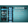 Мастурбатор у колбі з ребристою структурою Zolo Back Door Cup, блакитний