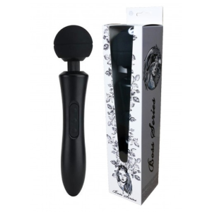 Вібратор-мікрофон з пульсацією чорний Massager Ultra Powerful -Big USB