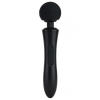 Вібратор-мікрофон з пульсацією чорний Massager Ultra Powerful -Big USB