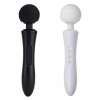 Вібратор-мікрофон з пульсацією чорний Massager Ultra Powerful -Big USB