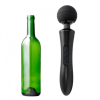 Вібратор-мікрофон з пульсацією чорний Massager Ultra Powerful -Big USB