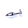 Анальна пробка Plug-Jewellery Silver Heart PLUG-Light Blue