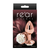 Анальний плаг NS Novelties REAR ASSETS ROSE SMALL WHITE