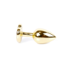 Анальна пробка S із зеленим каменем Boss of toys Jewellery