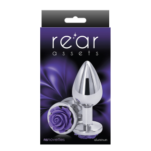 Анальний плаг NS Novelties REAR ASSETS ROSE MEDIUM PURPLE