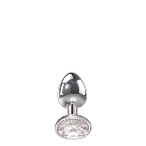 Анальна пробка із каменем A&E CLEAR GEM ANAL PLUG SMALL