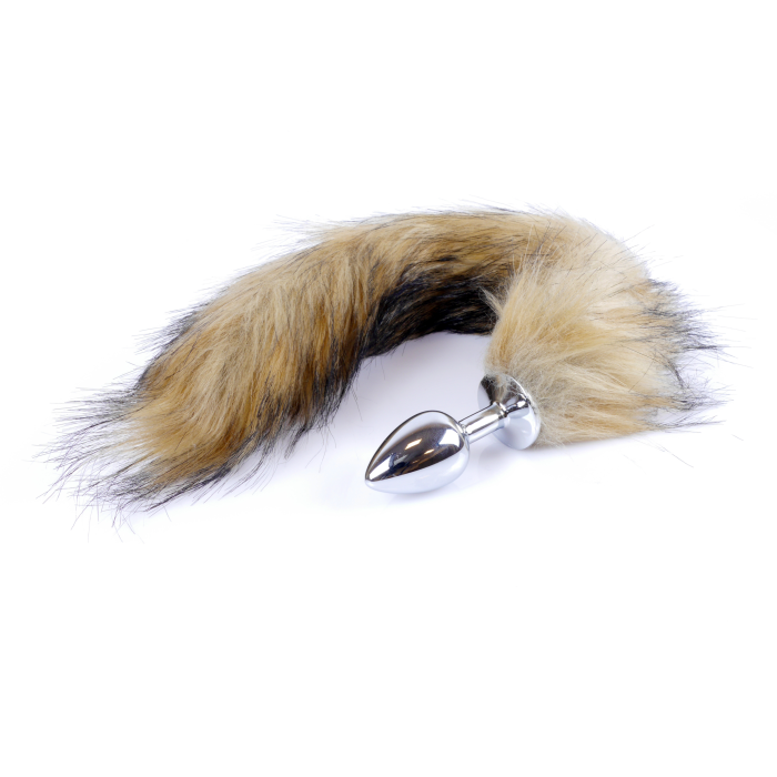 Анальна пробка з хвостом Boss of toys Fox TAIL-Brown XL