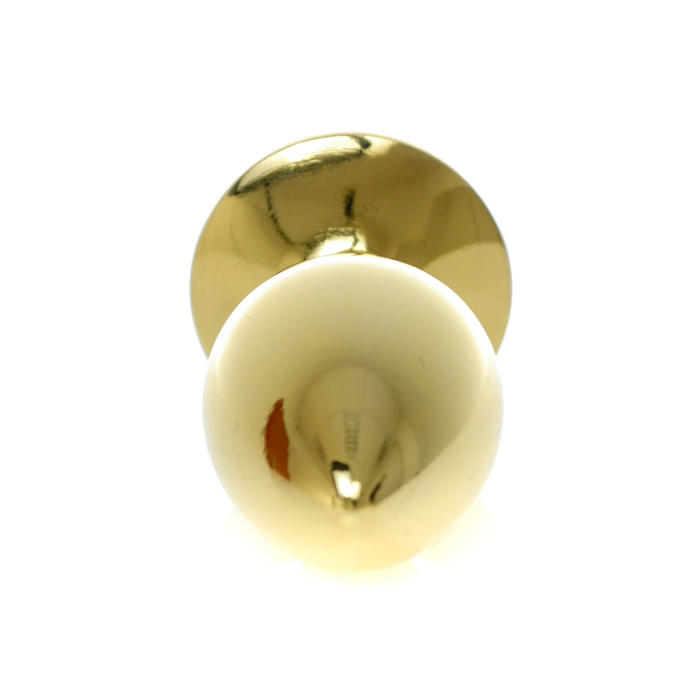 Анальна пробка з блакитною трояндою Plug-Jewellery Gold PLUG ROSE- Light Blue