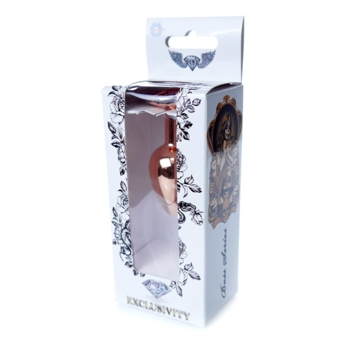 Анальна пробка S з червоним каменем Boss of toys Jewellery