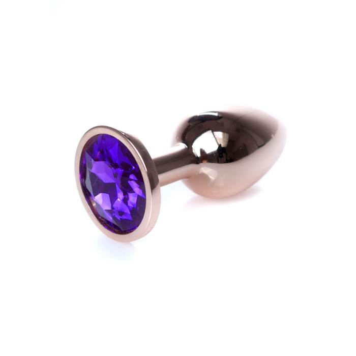 Анальна пробка S з фіолетовим каменем Jewellery