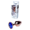 Анальна пробка Plug-Jewellery Red Gold PLUG-Dark Blue