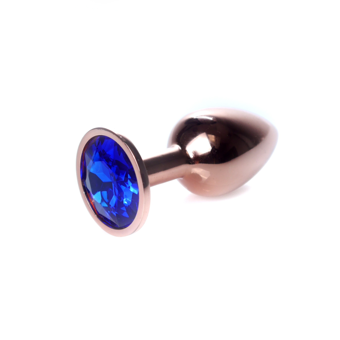 Анальна пробка Plug-Jewellery Red Gold PLUG-Dark Blue