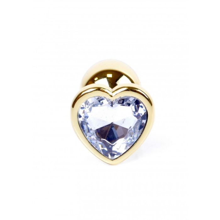 Анальна пробка S з фіолетовим каменем Boss of toys Jewellery