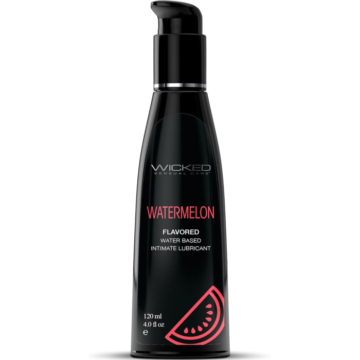 Їстівний лубрикант зі смаком кавуна Wicked Aqua Watermelon Flavored, 120 мл