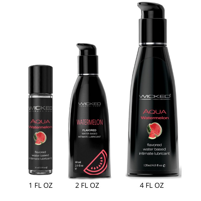 Їстівний лубрикант зі смаком кавуна Wicked Aqua Watermelon Flavored, 120 мл
