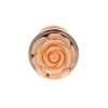 Анальна пробка з помаранчевою трояндочкою Plug-Jewellery Red Gold PLUG ROSE-Peach