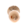 Анальна пробка з помаранчевою трояндочкою Plug-Jewellery Red Gold PLUG ROSE-Peach
