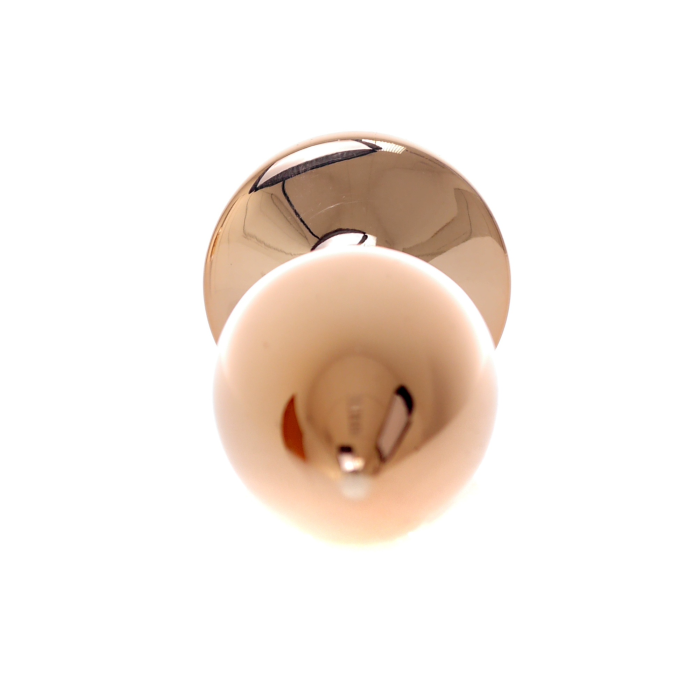 Анальна пробка з рожевою трояндочкою Plug-Jewellery Red Gold PLUG ROSE-Pink