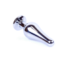 Анальна пробка із червоним кристалом Plug-Jewellery Silver BUTT PLUG- Red