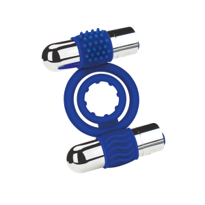 Ерекційне кільце з вібрацією ZOLO DUO VIBRATING C-RING