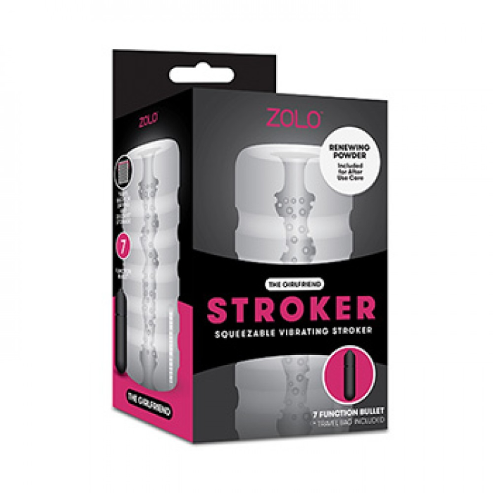 Мастурбатор із вібро ZOLO GIRLFRIEND SQUEEZABLE VIBR. STROKER
