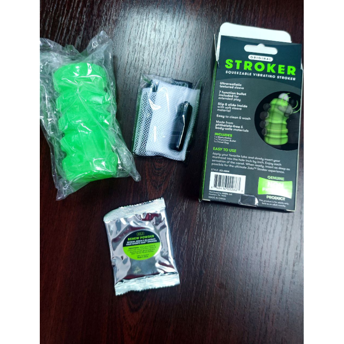 Мастурбатор із віброкулею ZOLO ORIGINAL SQUEEZABLE VIBR. STROKER