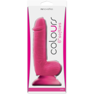 Фалоїмітатор COLOURS SOFTIES 6INCH DILDO PINK
