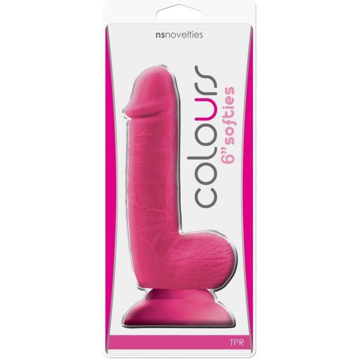 Фалоїмітатор COLOURS SOFTIES 6INCH DILDO PINK