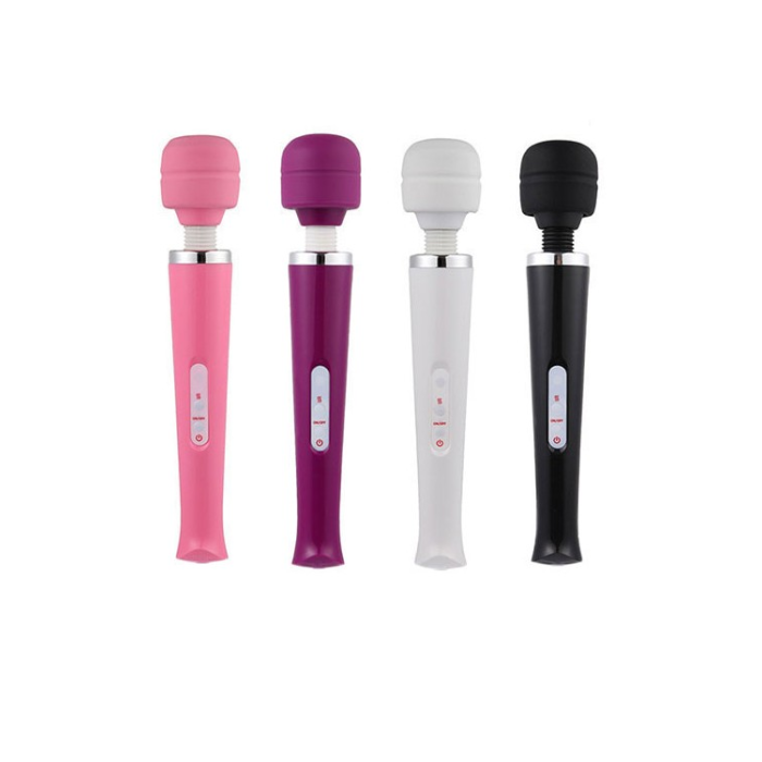 Вібромасажер зі знімною головкою Magic Massager Wand, білий