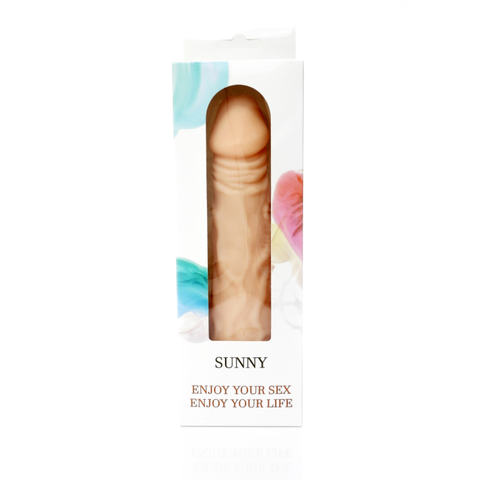 Вібратор реалістичний SUNNY, кібершкіра