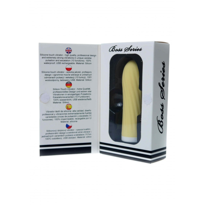 Віброкулька Rechargeable Silicone-Yellow